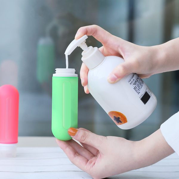 

silica gel filling bottle 89ml gift travel portable household items emulsion spray bottles cosmetics liquid storage bottle