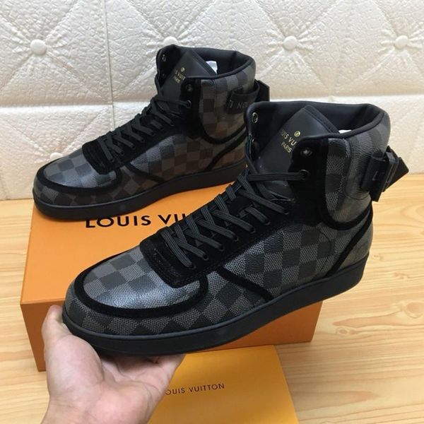 

023 high-quality men's designer casual sports shoes trendy brand outdoor casual shoes, fast delivery in the original box, Black