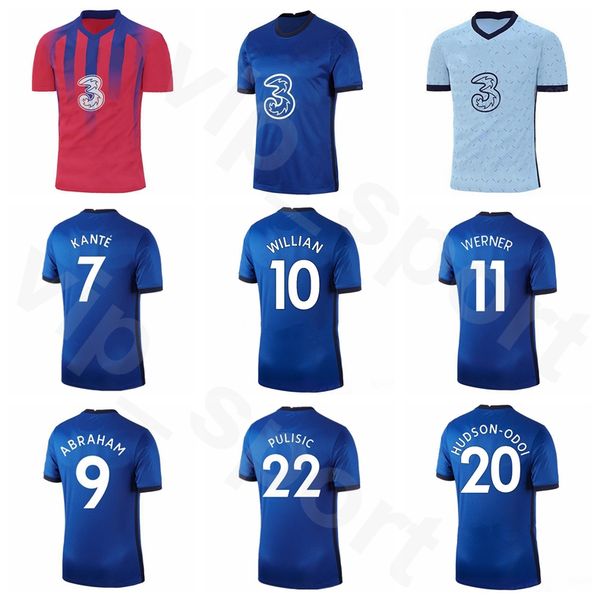 

2020 2021 men 11 werner soccer jersey 22 pulisic 17 kovacic 19 mount 5 jorginho 28 azpilicueta bakayoko lampard football shirt kits q-e-x, Black;yellow