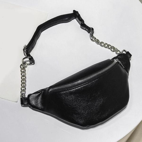 

casual lychee leather fanny pack waist bag casual waterproof antitheft women walking shopping band belt multi-function bag