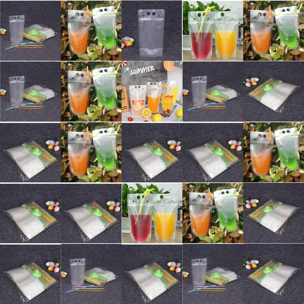 

us 264 32 offnew set transparent disposable juice bag with oblique funnel for party beverage bag with nozzle stand up durable zlshop07 pfild