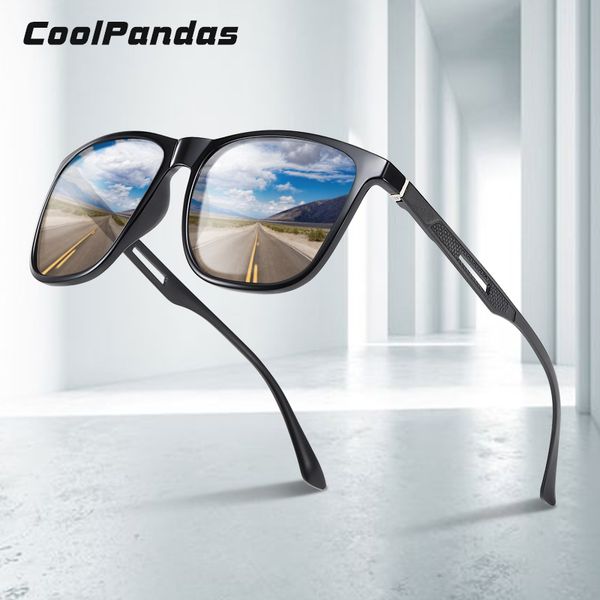

2020 new design aluminum polarized sunglasses men fashion male sun glasses for driving square eyewear zonnebril heren uv400, White;black