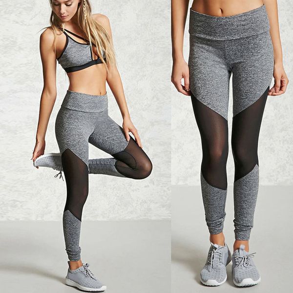 

womens leggings casual fashion high waist fitness leggings exercise push up leggings pants clothes stitching high color legging 20, Black
