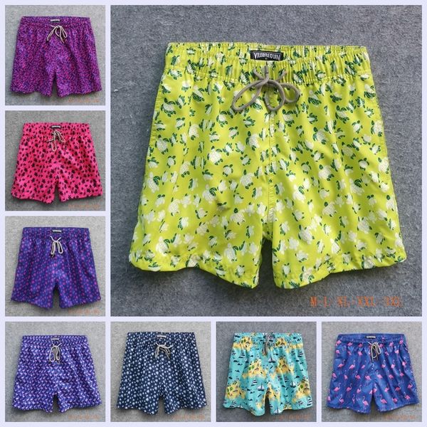 

new men's quick-drying four-point sports home fitness leisure flower casual beach pants beach pants pants