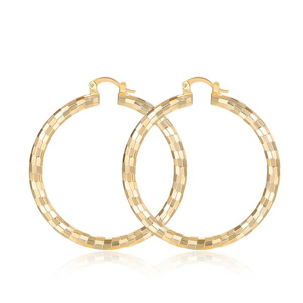 

luxurious trendy hoop earrings for women earrings for women with gold plating style fashion jewelry wedding accessories gift, Golden;silver