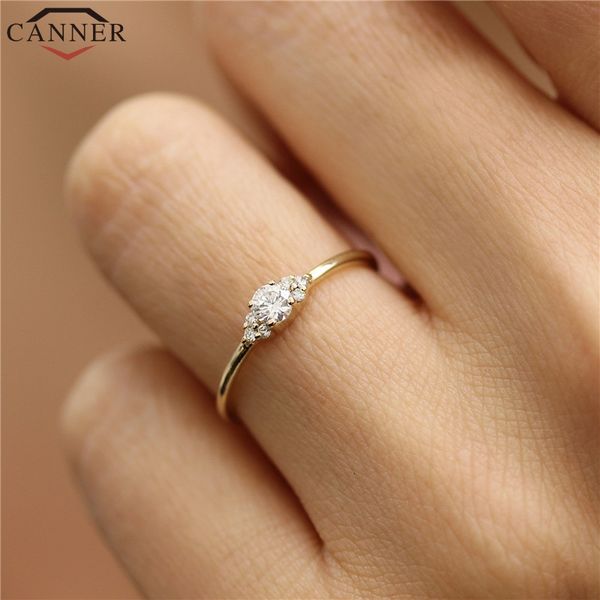 

januarysnow trendy thin gold silver color rings for women fashion gold snowflake zircon ring wedding band ring jewelry dropshipping