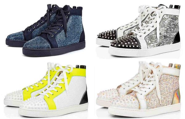 

мужчины christian louboutin shoes ботинки женщин 36-45 горячий новый 2020 мнб, Black