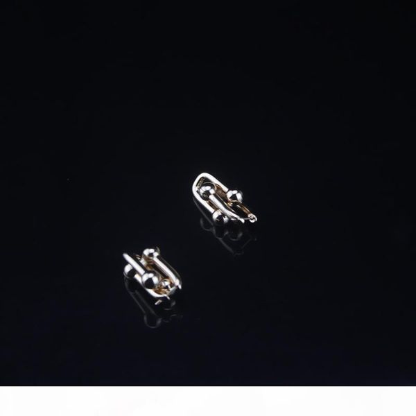 

rose golden earring women 925 silver stud aretes charms valentine's day gift jewelry