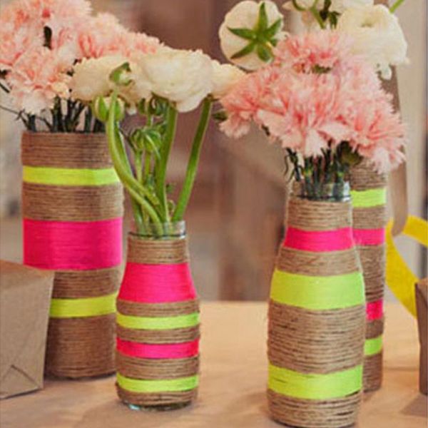 

1pc color rope roll twine string cord diy handmade string accessories craft scrapbooking making tool, Black;white