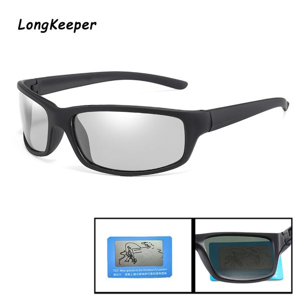 

longkeeper 2020 brand square pchromic men polarized glasses retro women sunglasses driving black uv400 gafas de, White;black