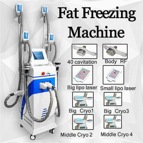 

cryolipolysis slimming ce approved fat ing machine cryo body slimming machine 4 handles for weight reduce etg40-5s