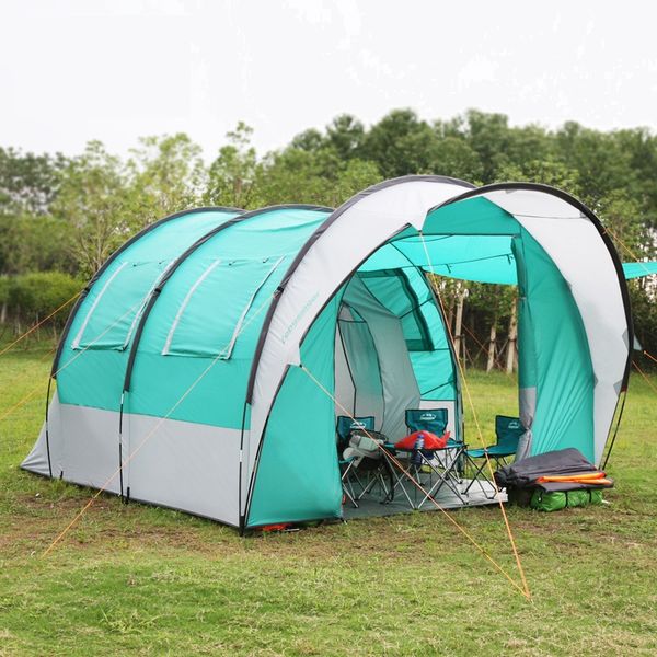 

открытые палатки кемпинга большой палатка тоннель 5 ~ 8 человека тентовые водонепроницаемый 5 + person три сезона