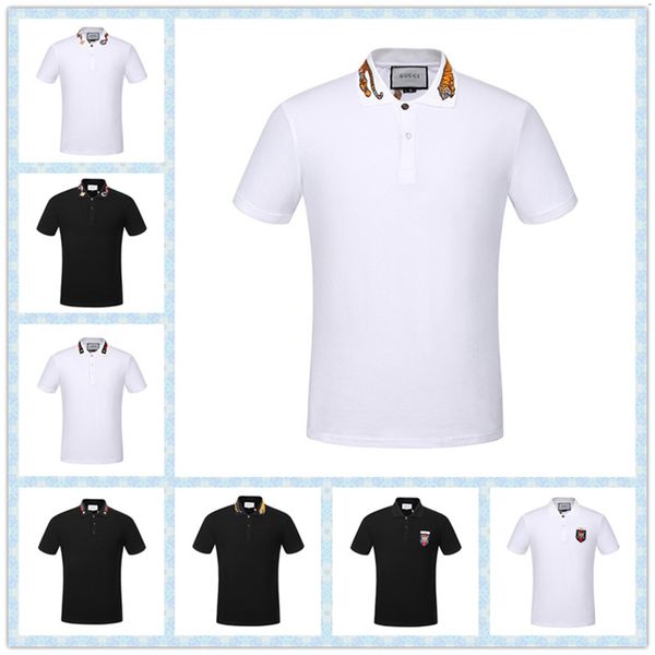 

20ss luxury europe paris patchwork men tshirt fashion mens designers t shirt casual men clothes medusa cotton tee luxury, White;black