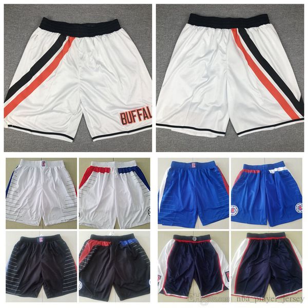 

mens stitched los angeles clippers 2020 swingman statement performance basketball shorts new stitched sweatpants just don shorts, Black