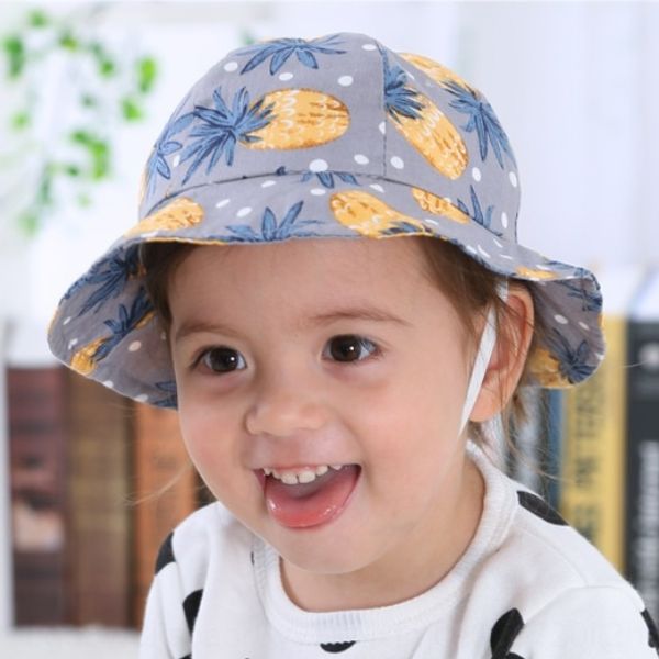 

summer new children fisherman imitation suntan lace lace korean cartoon hat cute sun hat female, Blue;gray