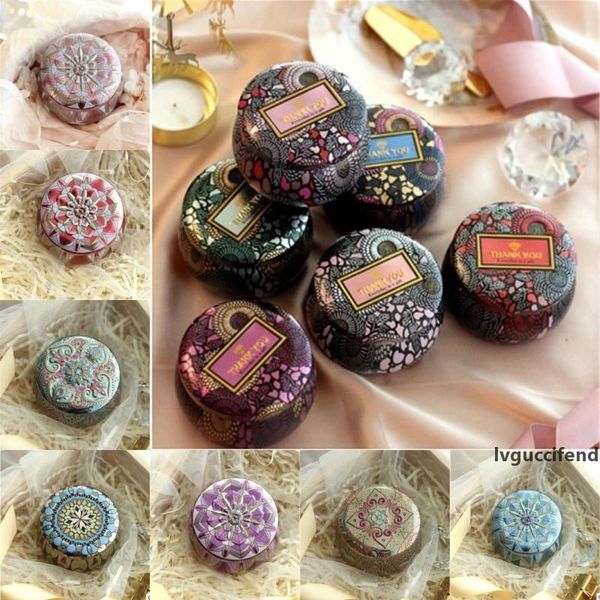 

chocolate tin box tea leaf can wedding ceremony birthday party candy storage box gilding tin candy favor gifts container