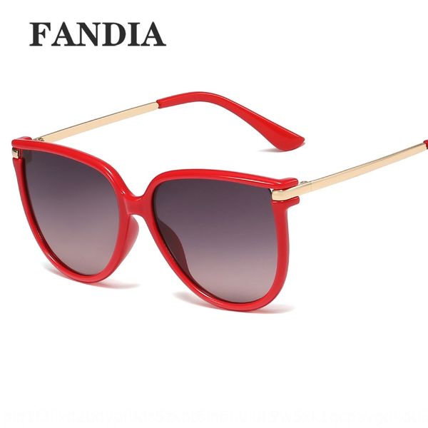 

95215 fashion large frame sun women's men's versatile face sunglasses small sunglasses fashion, White;black