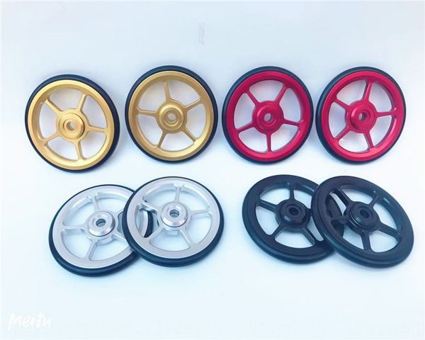 

a5zn0 brompton accessory modification easy small cloth folding car modification accessories easy wheel aluminum alloy peilin promotion wheel