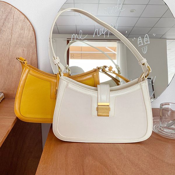 

new cusual underarm bags pu leather handbags for women 2020 luxury small shoulder messenger bag female fashion chic tote bag