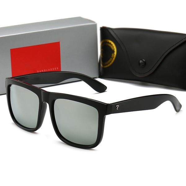 

2020 square retro ssunglasses men fashion polaroid glass lens eyewear oversized frame outdoor driving men sunglasses uv400, White;black