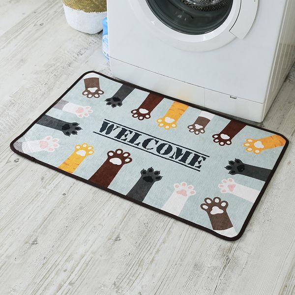 

entrance foyer kitchen bathroom entrance mat strip anti-skid water absorbing carpet carpet mat stall goods