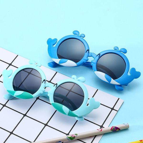 

bejlb children's sun polarized sun protection baby round frame fashion street p decorative sunglasses sunglasses men's and women&#, Blue
