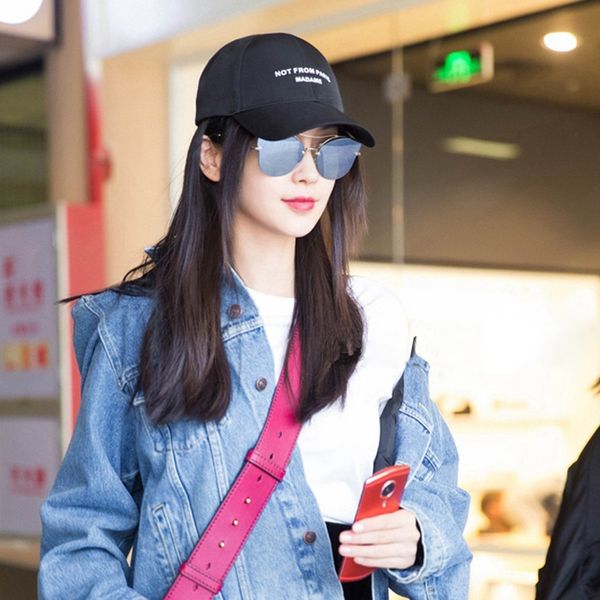 

dhfw5 2020 outdoor sunshade fashion sun hat baseball sun hat all-match letter baseball cap men's and women's sunscreen cap baby&#0, Blue;gray