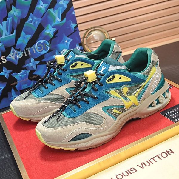 

110 men's designer casual sports shoes, fashionable outdoor travel casual shoes, sports shoes. fast delivery in original box packaging, Black