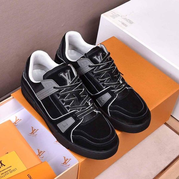 

2020uw limited edition new fashion trend wild men's casual comfortable shoes hiking shoes sports shoes original box packaging, Black