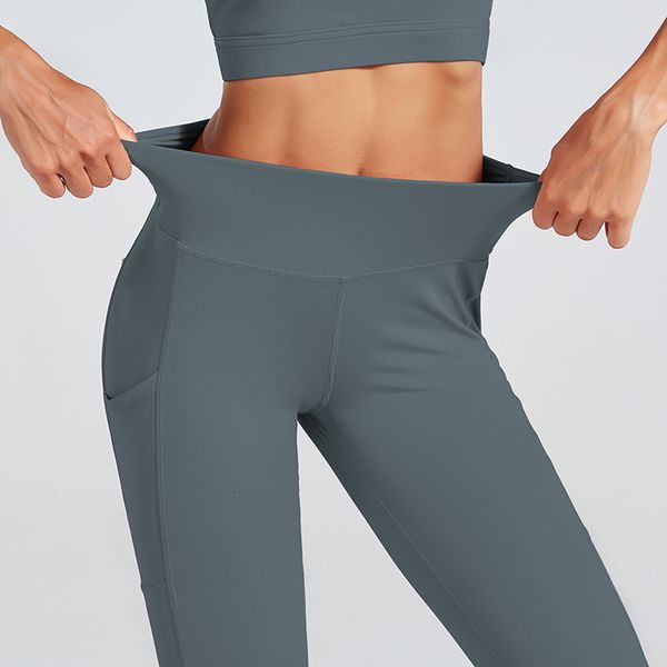 

6 color push up hip leggings women high waist gym sport leggins mujer femme high nylon patchwork solid running leggings women, Black