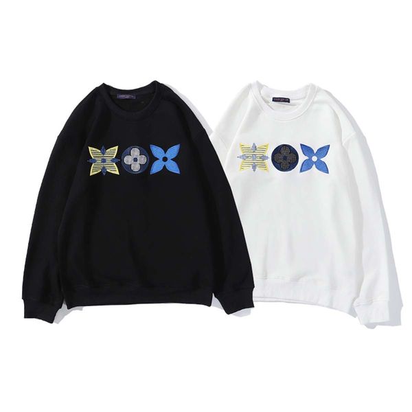 

2020 new high-end cotton printed hoodies men's hoodies women's sweat shirts men's hoodies short sleeve round neck men's, White;black