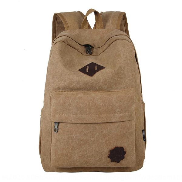 

new fashion canvas bag men's outdoor canvas bag fashion backpack