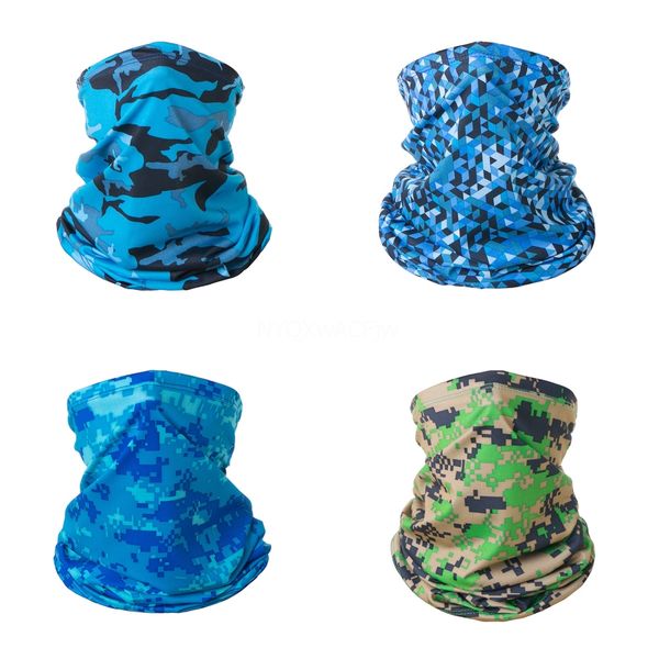 

outdoor camouflage cycling mask sun protection face er magic skull scarf camo cycling bandana without mask filter 22*3 #754#394#569, Black