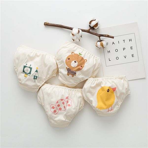 

children's new color cotton children's bread pure cotton baby underwear triangular bread pants baby underwear, Camo
