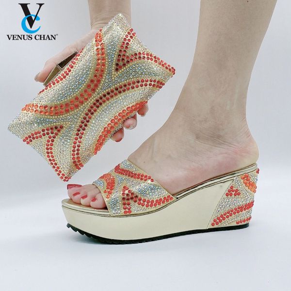 

italian nigerian women shoes and bag to match for party women comfy platform sandal shoes italian with matching bags 2020, Black