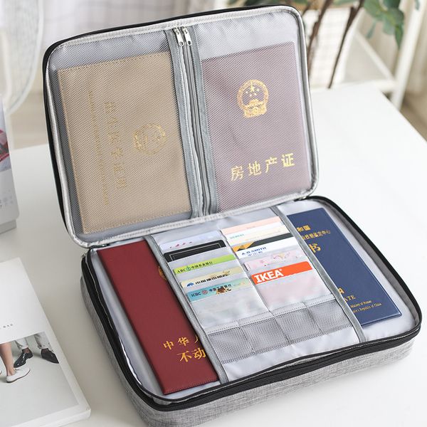 

big capacity men document bag waterproof business briefcase file zipper pouch travel man handbag office organizer accessories