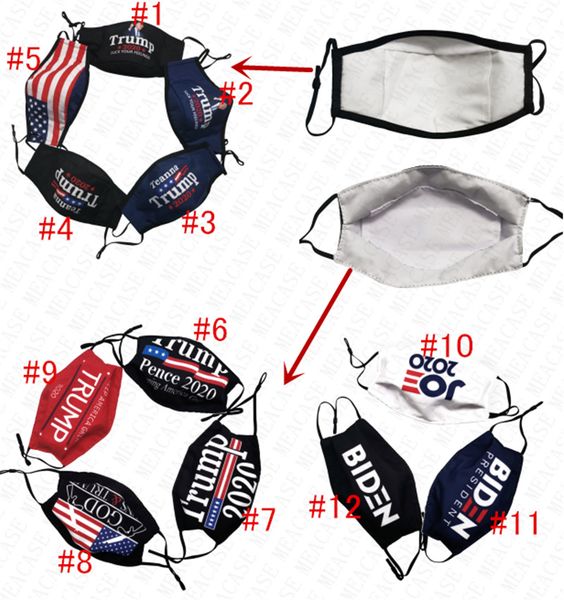 

women men face mask summer outdoor windproof dustproof donald trump mask trump biden president election 3d fashion cotton masks d72808, Blue