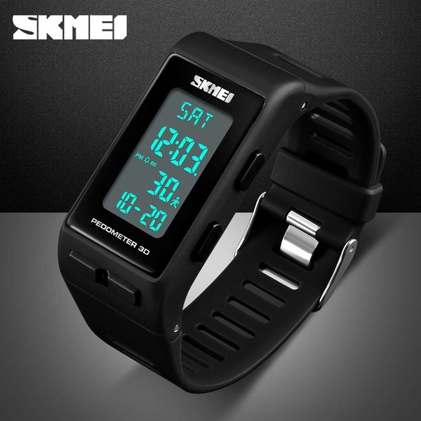 

67qa1 seasonal beauty outdoor sports step counting calories electronic shockproof anti-fall outdoor sports bracelet watch luminous waterproo, Blue