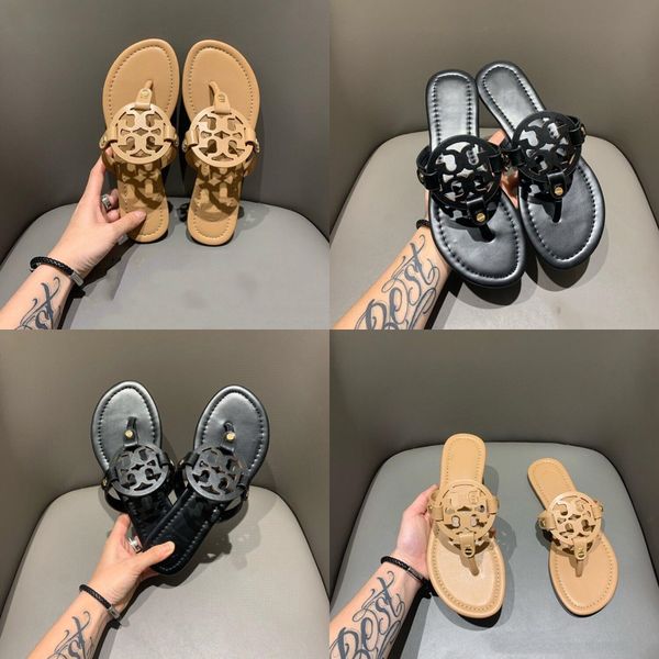 

new summer flat bottom women's slippers comfortable handmade stitching color fashion roman rhinestones plus size slippers#258, Black