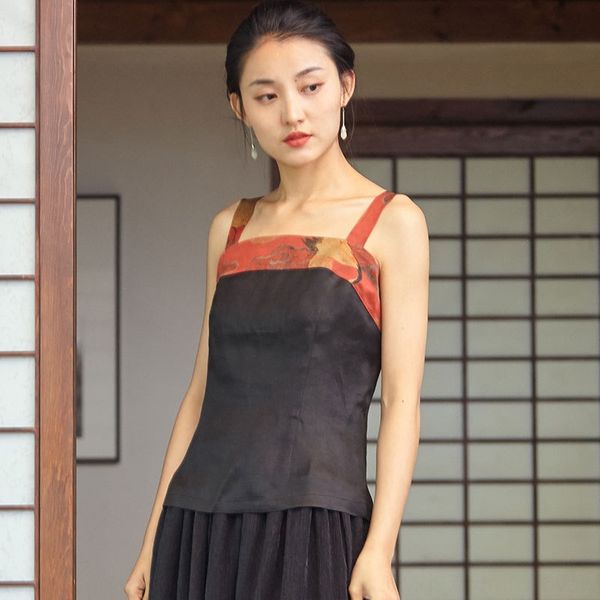 

2020 chinese new style contrast color stitching silk xiangyun yarn chest strap bra bra strap yb0178, Camo