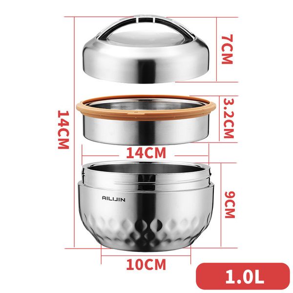 thermos vacuum insulated 1.3 l food storage