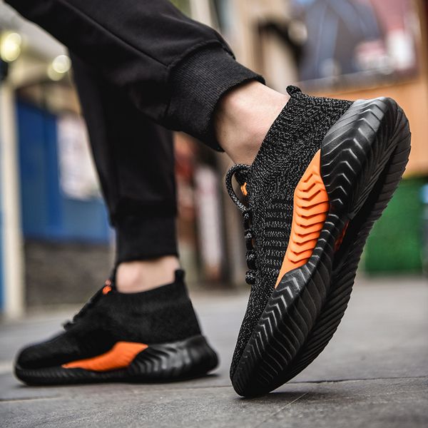 

sneakers men's shoes men's casual shoes summer men outdoor sports light and breathable socks footwear sweat-absorbant