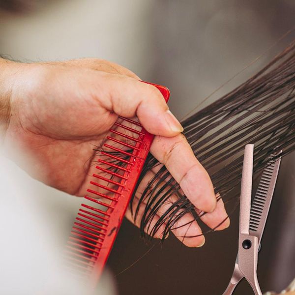

2pcs стрижка scissor профессиональные парикмахерские филировочные scissor ножницы для парикмахера салона (1гк зазубренными и прямой sciss