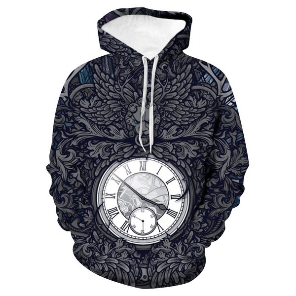 

3d цифровая печать европейских и американских часов и часов, Black