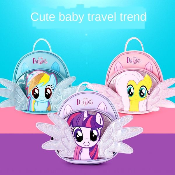 

little ma baoli new children's backpack wing-arm little girl cute fashion bag backpack fashion bag bag