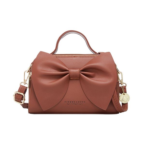 

crossbody bags lady shoulder bags for women 2020 new luxury handbags small solid fashion bow pu leather women bag cross body