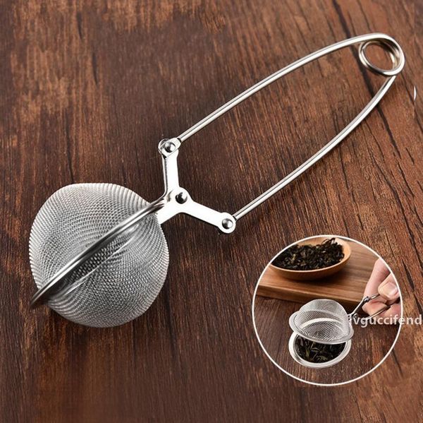 

creative kitchen tools stainless steel tea bag spoon tea mesh ball infuser strainers tea kettles with handle lx3332