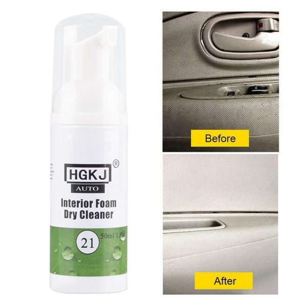 

car cleaning tools agent 50ml interior leather foam dry cleaner accessries
