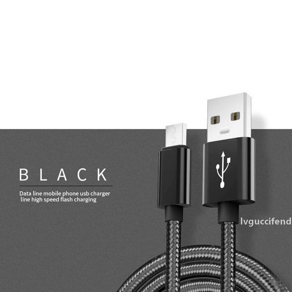 

universal aluminum braided miniature universal serial bus c-type cable 1m 2m 3m rechargeable durable nylon braid samsung s8 htc smart phone