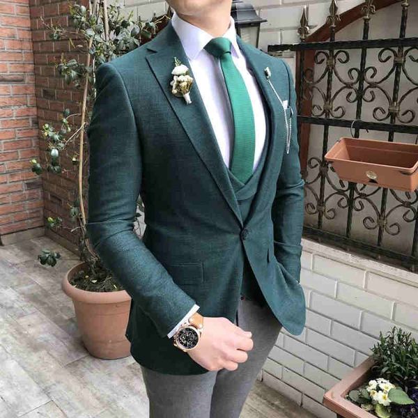 

2020 blue mens wedding suits custom made slim fit business male suit prom party groom tuxedos 3 piece set (blazer+vest+pants), White;black